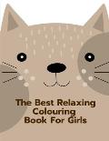 The Best Relaxing Coloring Book for Girls: Cute Forest Wildlife Animals and Funny Activity for Kids's Creativity