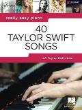 40 Taylor Swift Songs Really Easy Piano Series with Lyrics & Performance Tips