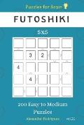 Puzzles for Brain - Futoshiki 200 Easy to Medium Puzzles 5x5 vol.21