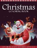 Christmas Coloring Book For Kids Ages 4-8: 55 Christmas Coloring Pages - Christmas Books For Kids - Christmas Gifts For Kids and Toddlers