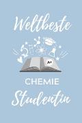 Weltbeste Chemie Studentin: A5 Geschenkbuch KARIERT f?r Chemie Fans - Geschenk fuer Studenten - zum Schulabschluss - Semesterstart - bestandene Pr