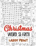 Christmas Word Search Large Print: Word Search Puzzle book Christmas, Exercise Your Brain Activity Book, Cleverly Hidden Word Searches for Adults, Tee
