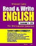 Preston Lee's Read & Write English Lesson 1 - 20 For Portuguese Speakers