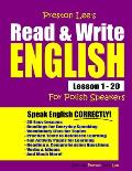 Preston Lee's Read & Write English Lesson 1 - 20 For Polish Speakers