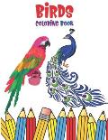Birds Coloring Book: Coloring Book For Kids