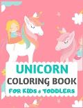 Unicorn Coloring Book For Kids And Toddlers: unicorn coloring book for kids & toddlers -Unicorn activity books for preschooler-coloring book for boys,