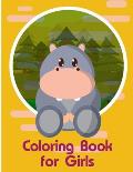 Coloring Book for Girls: Children Coloring and Activity Books for Kids Ages 3-5, 6-8, Boys, Girls, Early Learning