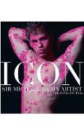 New York City ICON Sir Michael Huhn self portrait Artist glitter creative blank Journal: ICON Sir Michael Huhn self portrait Artist glitter creative J