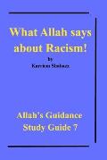 What Allah says about Racism!: Allah's Guidance Study Guide 7