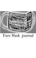 Face Mask themed Blank Journal sir Michael designer: Face Mask Blank Journal