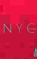 NYC iconic Chrysler building ruby red creative blank journal $ir Michael designer limited edition: NYC iconic Chrysler building ruby red creative blan