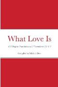 What Love Is: 124 English Translations of 1 Corinthians 13: 4-7