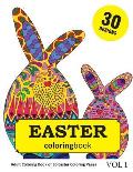Easter Coloring Book: 30 Coloring Pages of Easter Holiday Designs in Coloring Book for Adults (Vol 1)