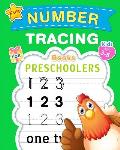 Fun Number Tracing Book for Preschoolers & Kids Ages 3-5: Count and Trace Numbers Practice Handwriting Workbook for Pre K, Kindergarten and Kids Ages