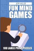 Fun Mind Games: Walls Puzzles - 100 Large Print Puzzles
