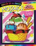 Dessert Lovers Mosaics Hexagon Coloring Books 2: Color by Number for Adults Stress Relieving Design