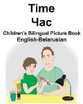 English-Belarusian Time Children's Bilingual Picture Book
