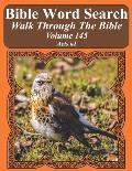 Bible Word Search Walk Through The Bible Volume 145: Acts #1 Extra Large Print