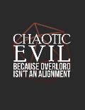 Chaotic Evil: RPG Alignment Themed Mapping and Notes Note