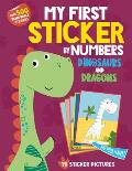 My First Sticker By Numbers Dinosaurs & Dragons