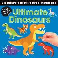 First Sticker Art Ultimate Dinosaurs Use Stickers to Create 20 Cute Dinosaurs