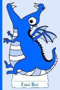 Blue Hungry Dragon Comic Book