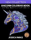 Unicorn Coloring Book: 35 Stress Relieving Unicorn Designs for Anger Release, Adult Relaxation and Meditation