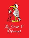 My Stories & Drawings: Little Devil Writing and Drawing Book for 4-7 year olds
