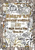 Nature art drawing workbook: 100 simple drawing ideas (Black and white interior)
