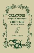 Creatures And Critters: Who's In My Garden
