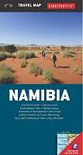 Namibia Travel Map 9th Edition