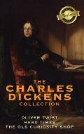 The Charles Dickens Collection: (3 Books) Oliver Twist, Hard Times, and The Old Curiosity Shop (Deluxe Library Edition)