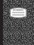 Classic Composition Notebook: (8.5x11) Wide Ruled Lined Paper Notebook Journal (Black) (Notebook for Kids, Teens, Students, Adults) Back to School and