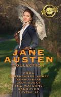 The Jane Austen Collection: Emma, Northanger Abbey, Persuasion, Lady Susan, The Watsons, Sandition and the Complete Juvenilia (Deluxe Library Edit