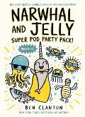 Narwhal & Jelly Super Pod Party Pack Paperback books 1 & 2
