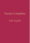 Sarum Compline: D-R English