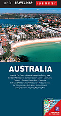 Australia Travel Map 10th Edition