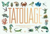 Tatouage Wild 108 Temporary Tattoos of Wild Animals & 21 Art Print Keepsakes