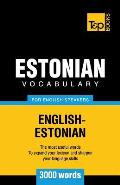 Estonian vocabulary for English speakers - 3000 words