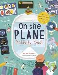 On The Plane Activity Book Puzzles includes puzzles mazes & a map of the world