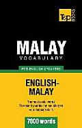 Malay vocabulary for English speakers - 7000 words