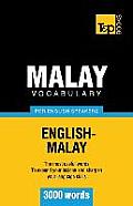 Malay vocabulary for English speakers - 3000 words