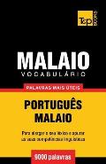 Vocabul?rio Portugu?s-Malaio - 9000 palavras mais ?teis