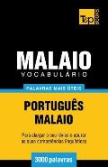 Vocabul?rio Portugu?s-Malaio - 3000 palavras mais ?teis