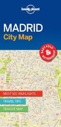Lonely Planet Madrid City Map 1st Edition