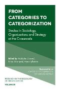 From Categories to Categorization: Studies in Sociology, Organizations and Strategy at the Crossroads