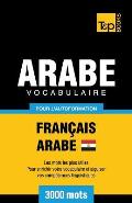 Vocabulaire Fran?ais-Arabe ?gyptien pour l'autoformation - 3000 mots