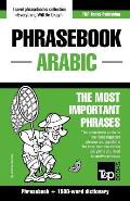 English-Arabic phrasebook and 1500-word dictionary