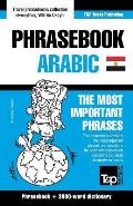 English-Egyptian Arabic phrasebook and 3000-word topical vocabulary