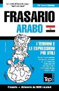 Frasario Italiano-Arabo Egiziano e vocabolario tematico da 3000 vocaboli